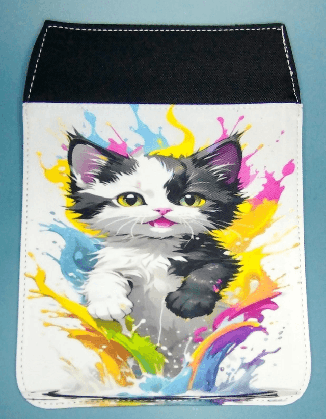 Rabat de sacoche &quot;chaton&quot;  