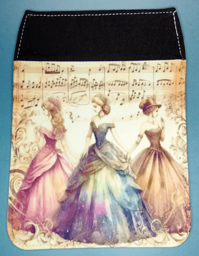 Rabat de sacoche &quot; Bal de Versailles&quot;