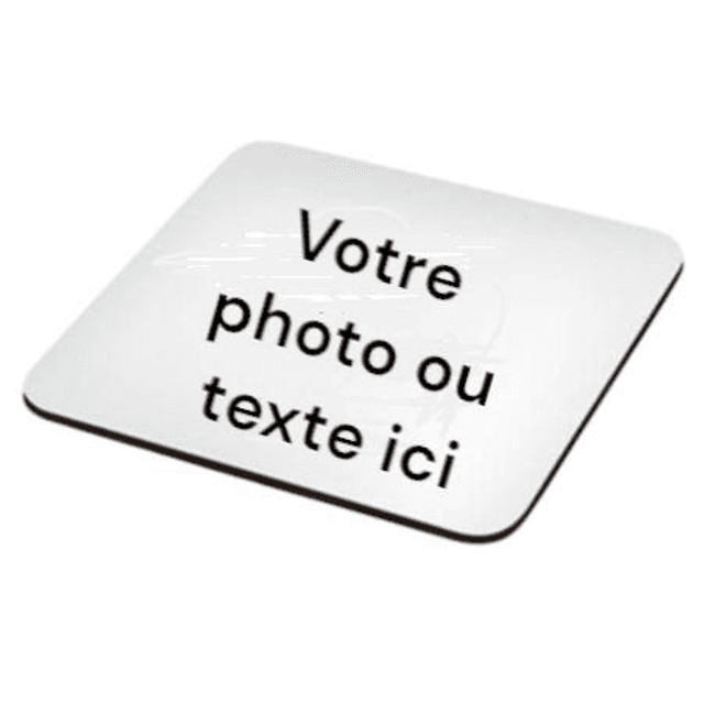 Dessous de verre rigide 10cmx10cm à personnaliser selon vos gouts et vos envies